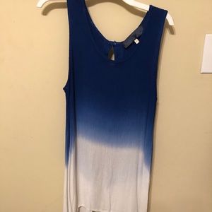 Blue tank